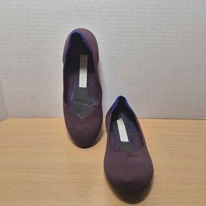 Rothy’s RETIRED Port Wine Round Toe Flats Washable Shoes US 7